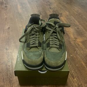 Air Jordan 4 Retro SE Craft Olive Green Men's Sneakers